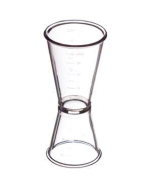 jigger cocktail plastic transparent polycarbonate