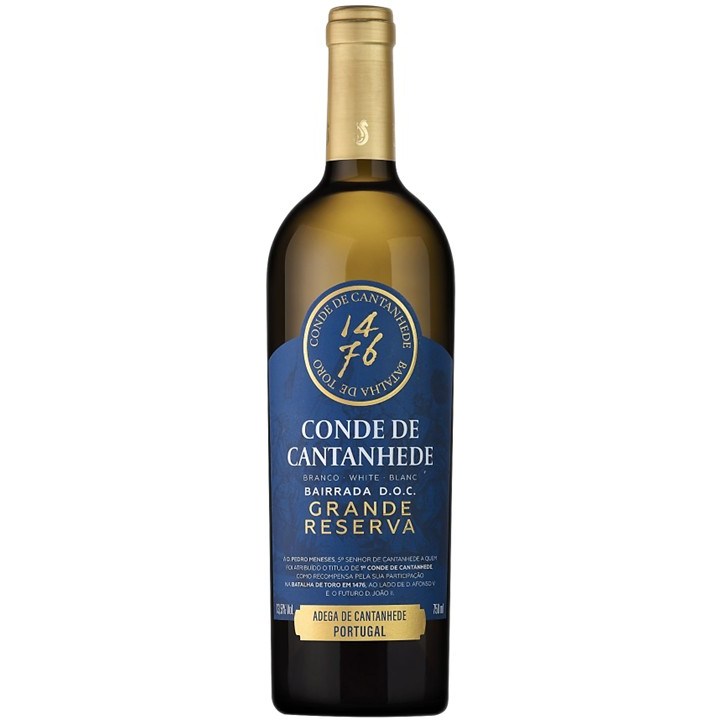 Vinho Conde De Cantanhede Grande Reserva Arinto Branco Bairrada Portugal Vinho conde de cantanhede grande reserva arinto branco